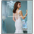 Elegantes Elfenbein-Meerjungfrau-Satin-Hochzeits-Kleid Cestbella XL023